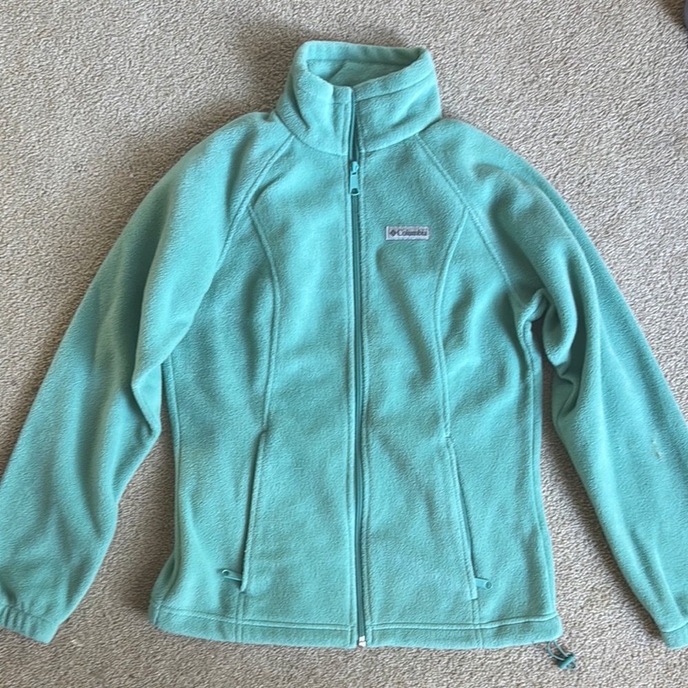 Columbia Teal Fleece Jacket